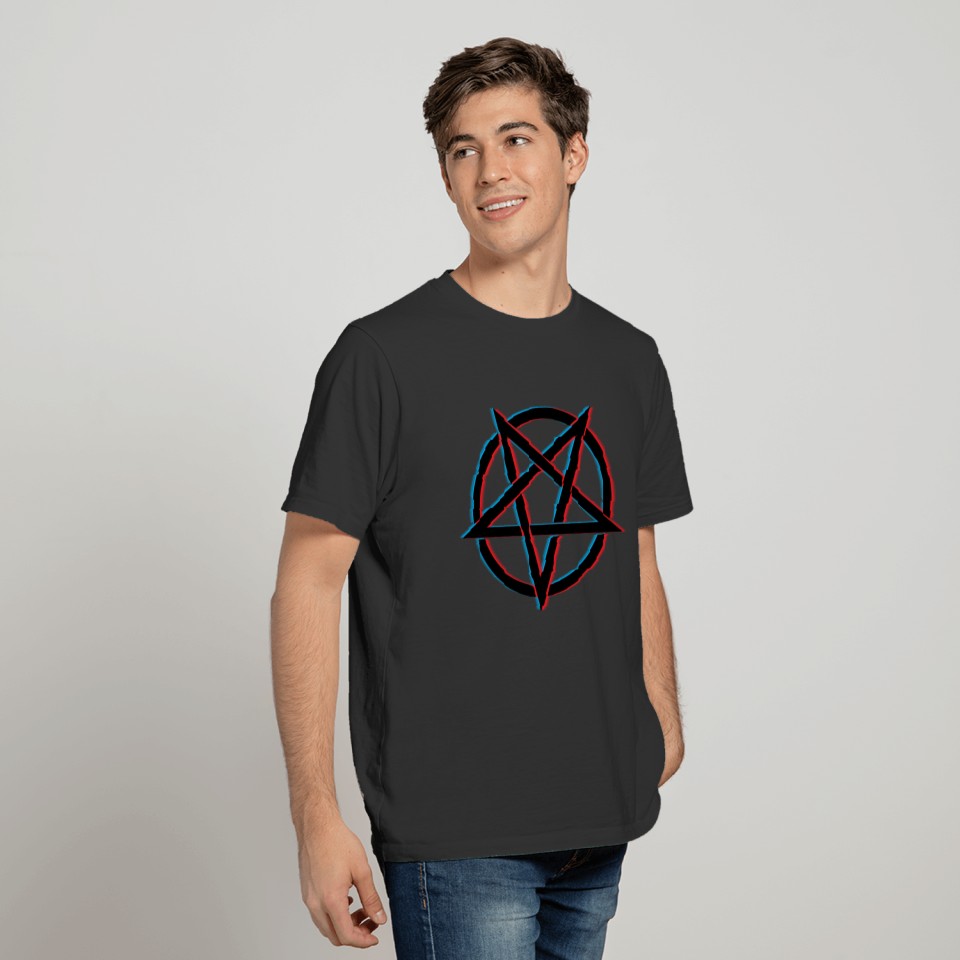3D Pentagram T Shirts