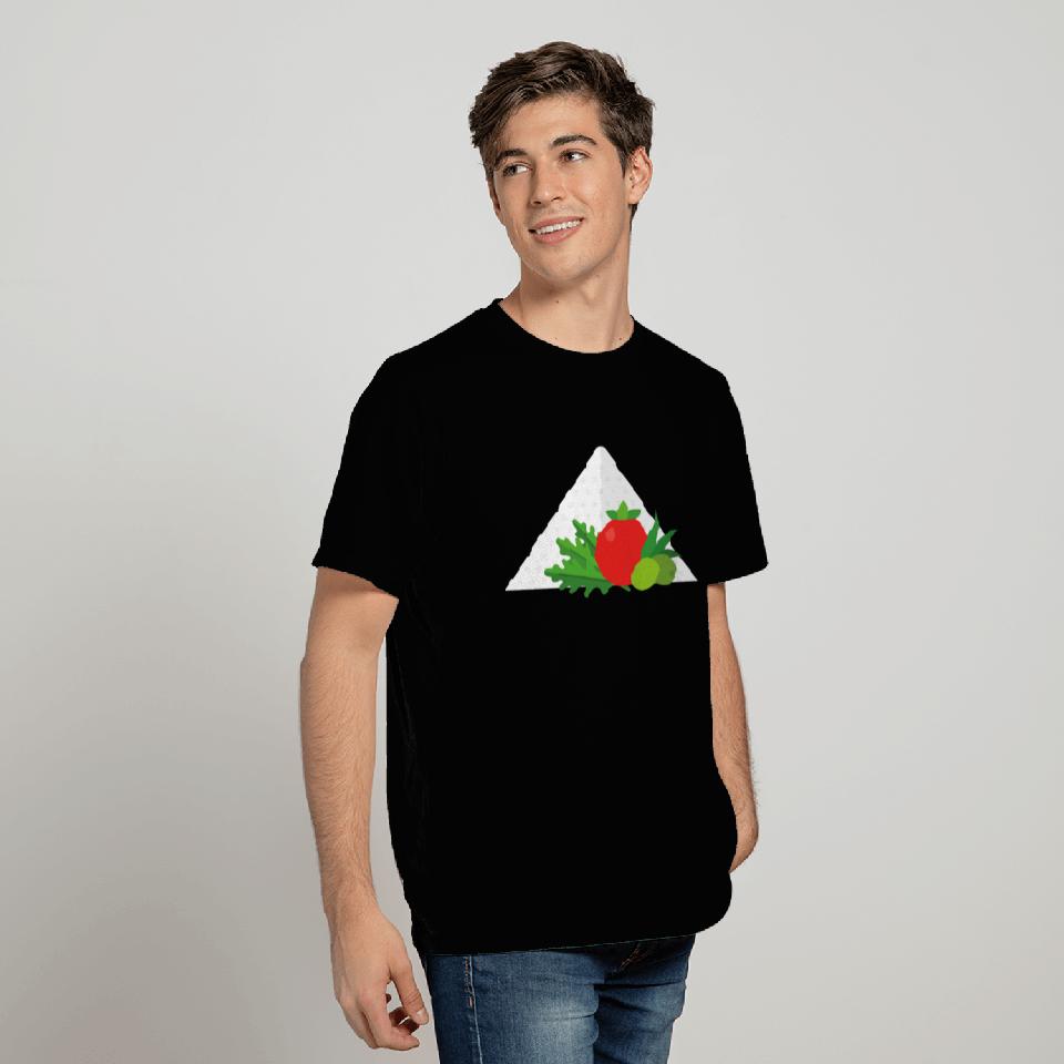 Mediterranean salad with cheese olive and rucola T Shirts