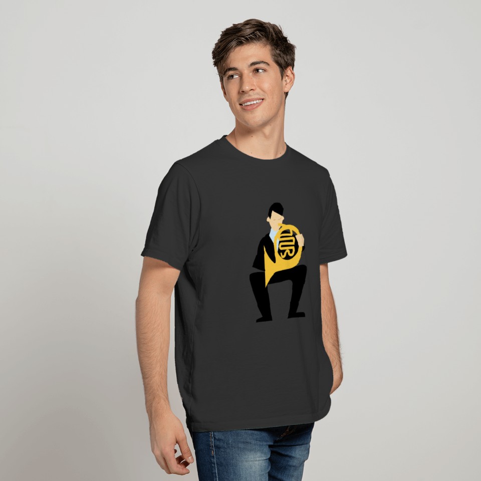 orchestra horn T-shirt
