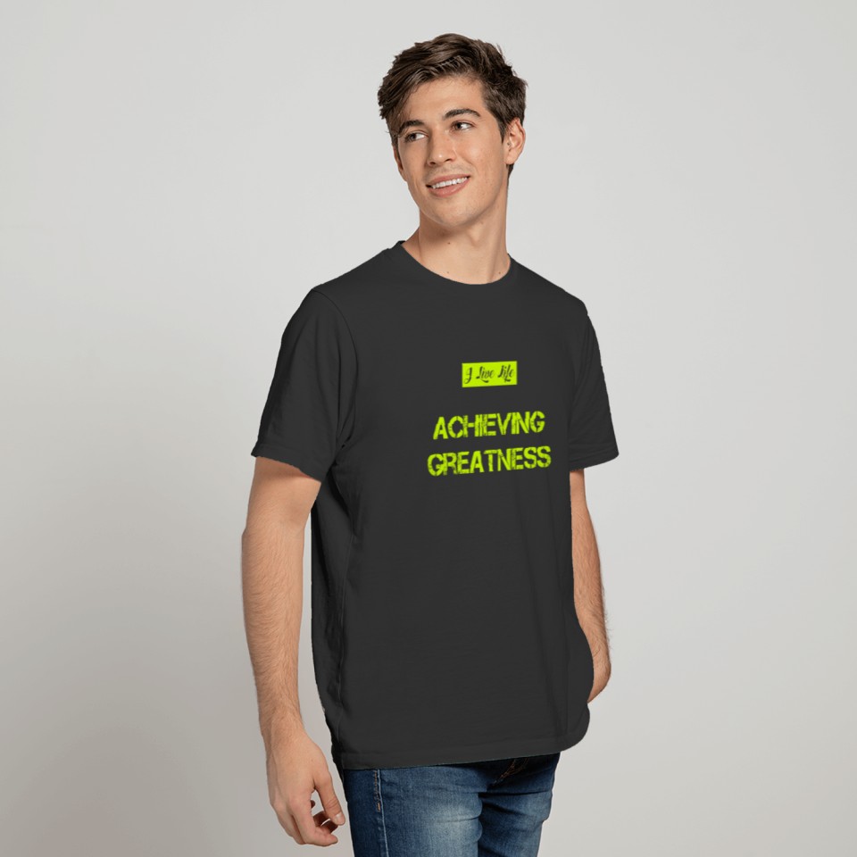 Athletic Gym Achieve Greatness Workout Excellence T-shirt
