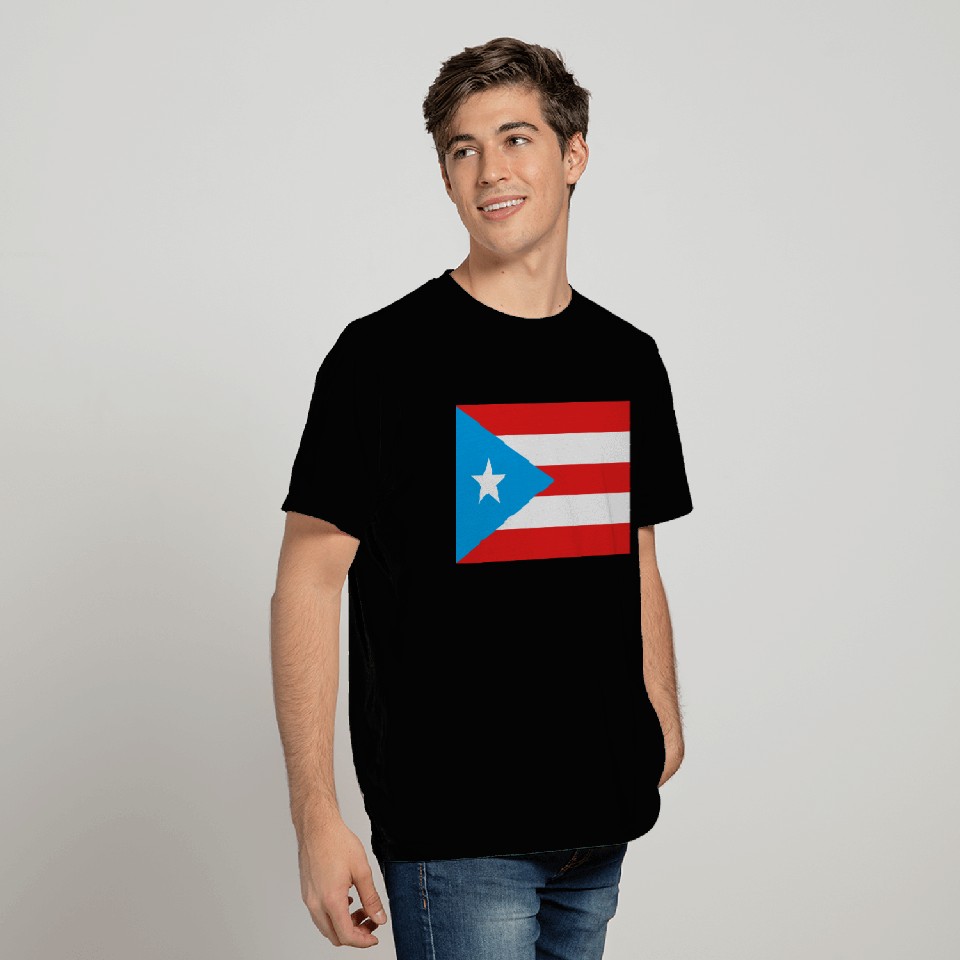 Flag Puerto Rico T Shirts