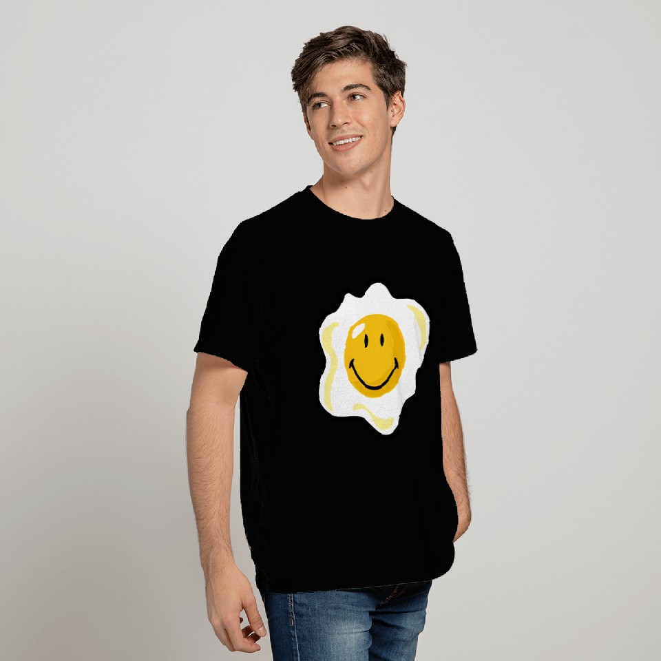 SmileyWorld Smiling Fried Egg T Shirts
