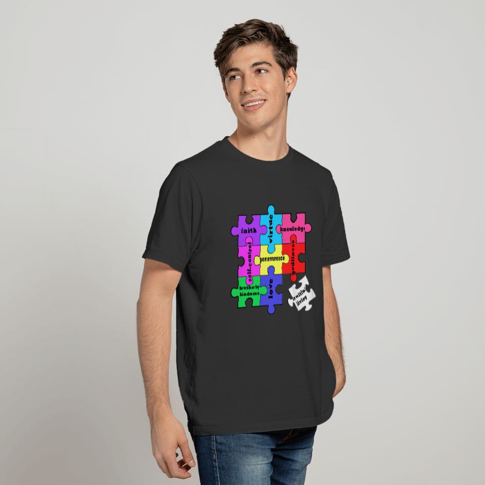 Fruitful Living Puzzle T-shirt