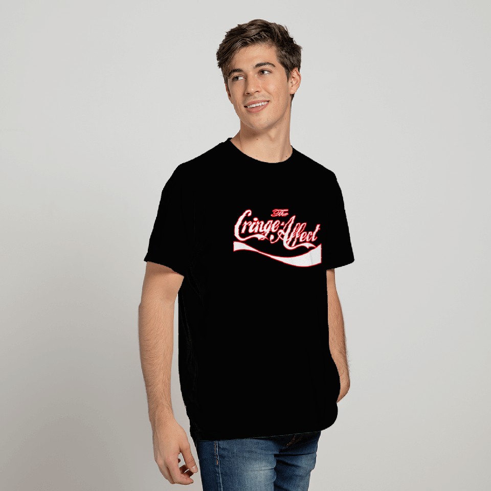 Cringe Cola Mash-Up White T Shirts