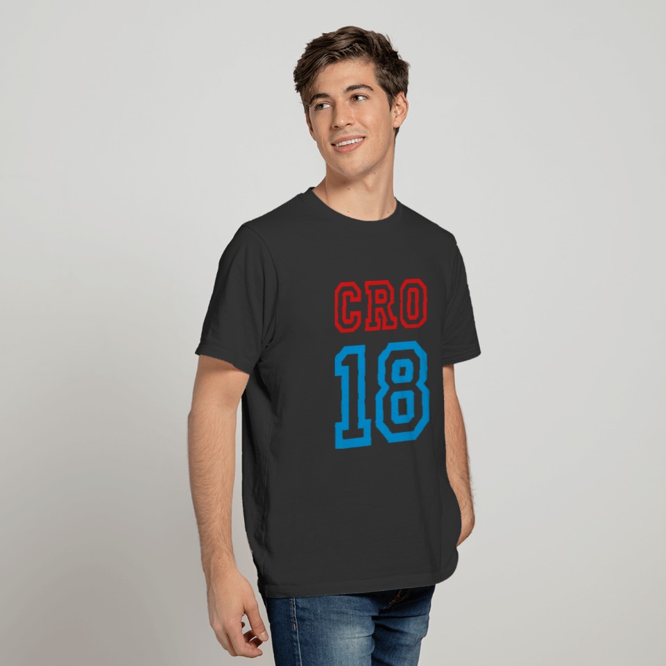 CROATIA 18 T-shirt