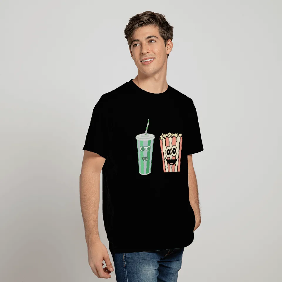 popcorn and soda T Shirts