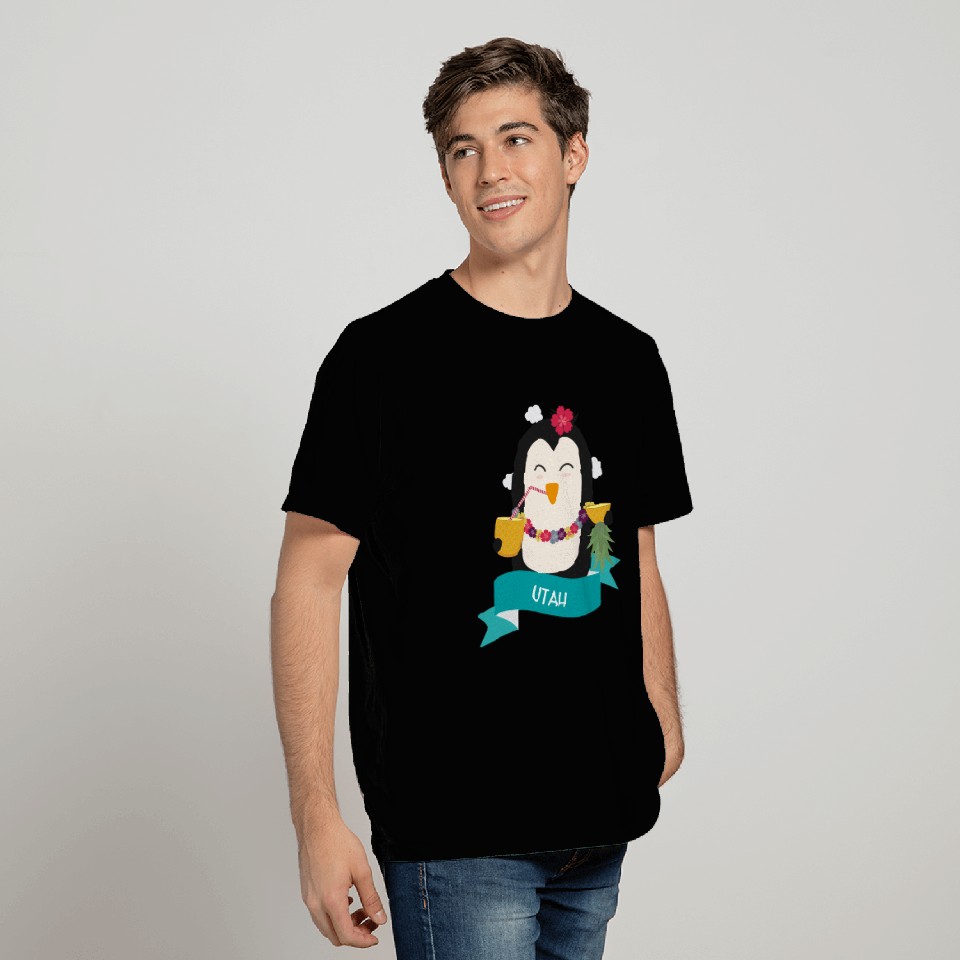 Penguin Hawaii from UTAH Gift T Shirts