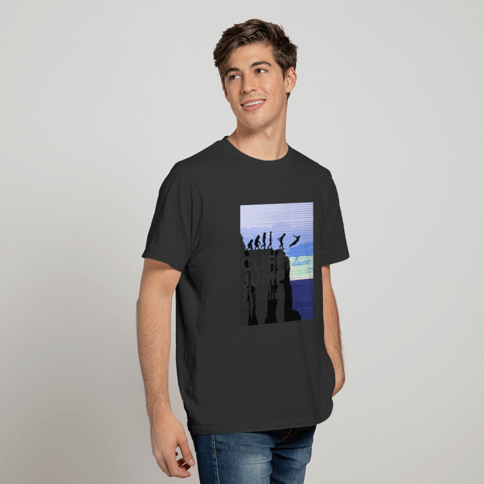Cliff Jumping Evolution T-Shirt T-shirt