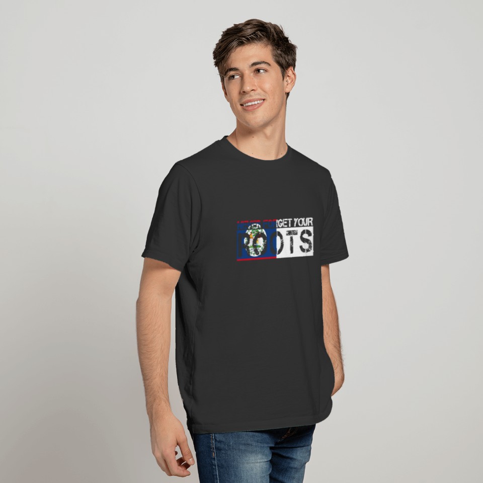 never forget your roots love Belize T-shirt