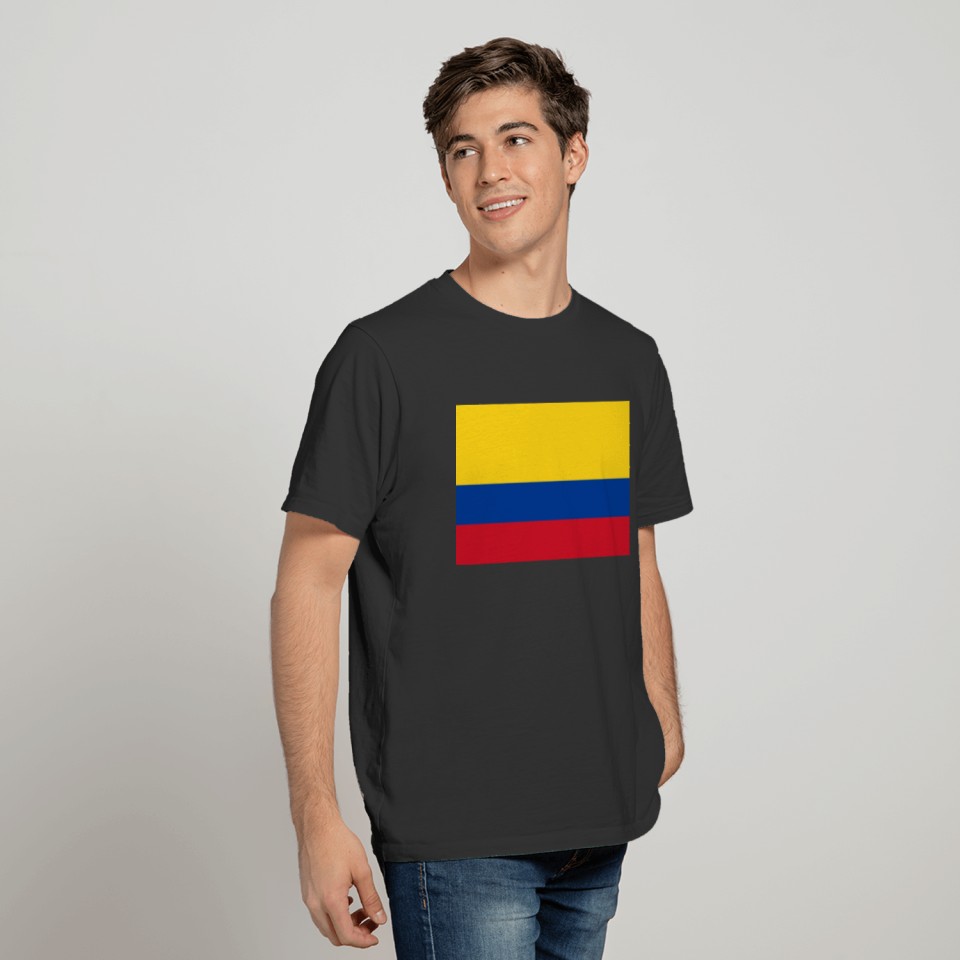 Columbia country flag love my land patriot T-shirt
