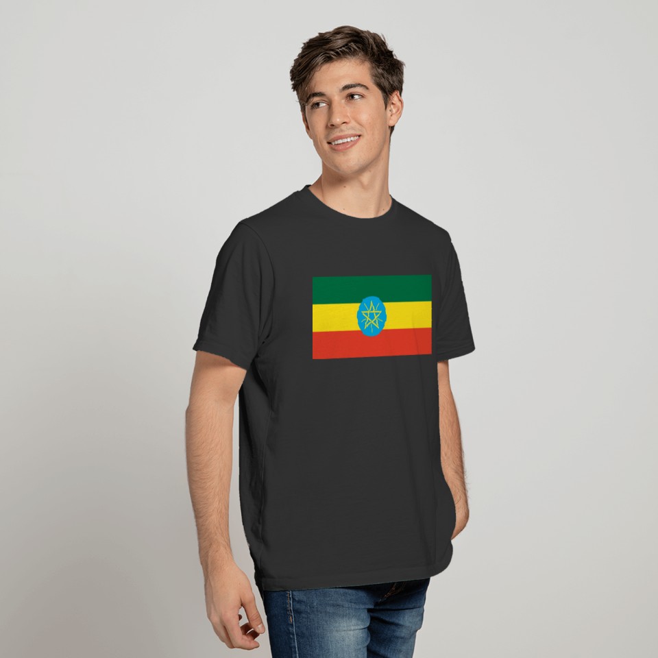 Ethiopia country flag love my land patriot T-shirt