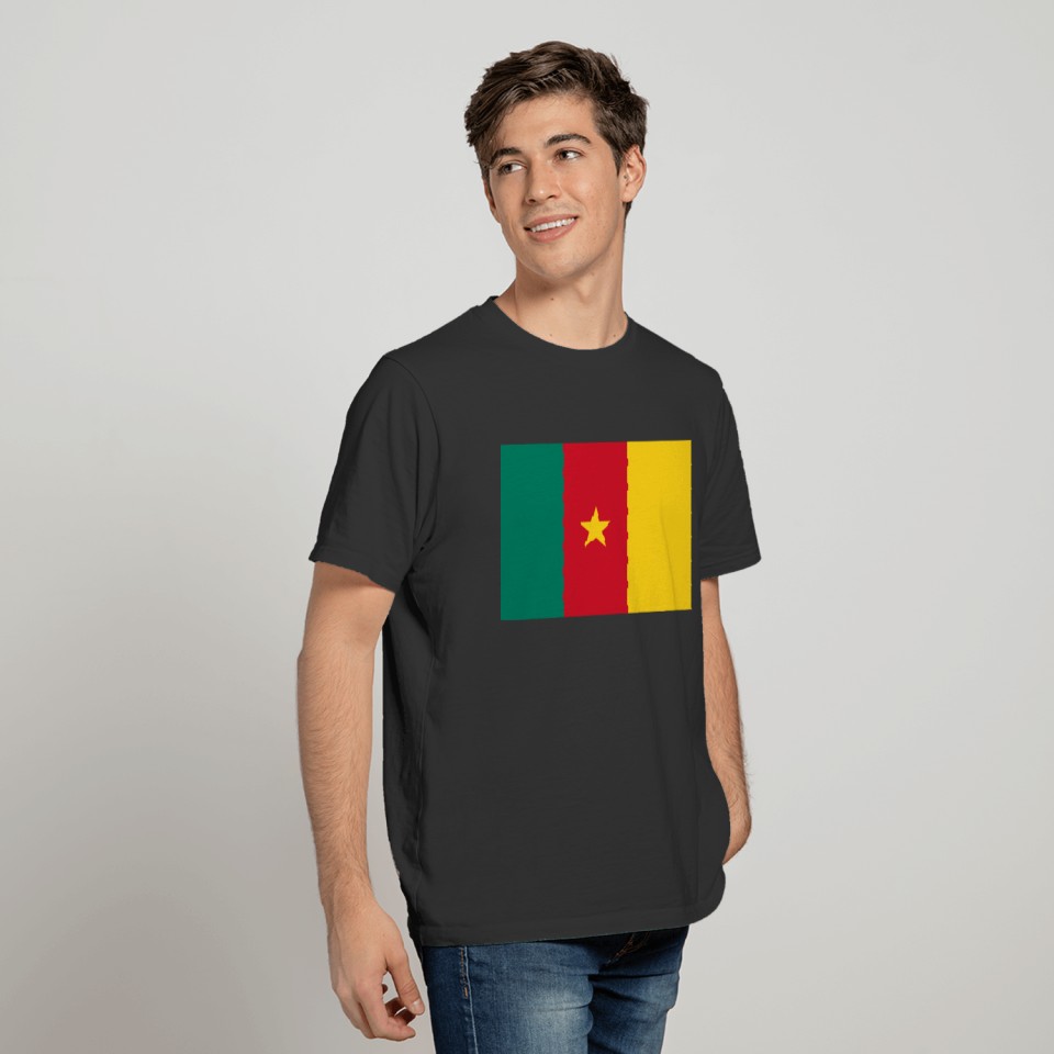 Cameroon country flag love my land patriot T-shirt