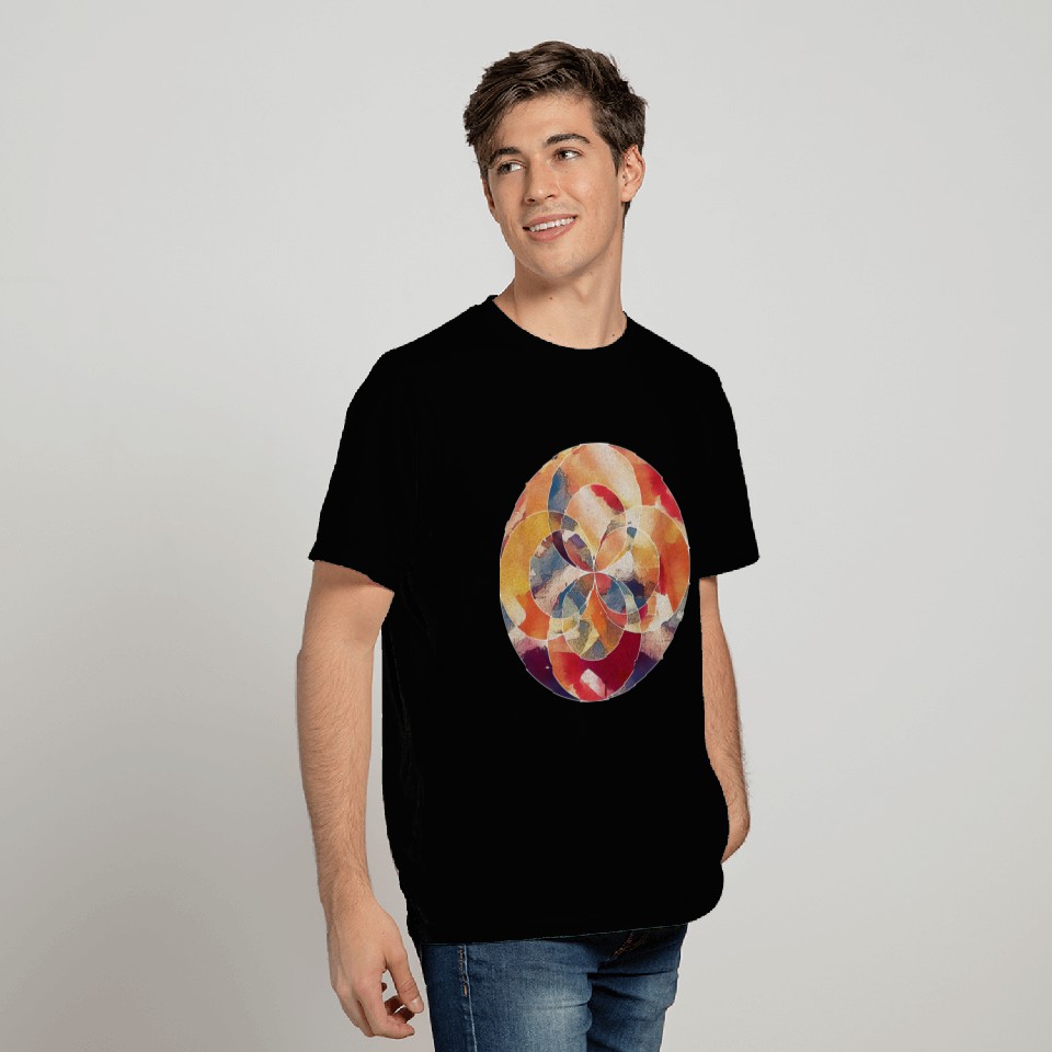Geometric Abstract Circle T Shirts