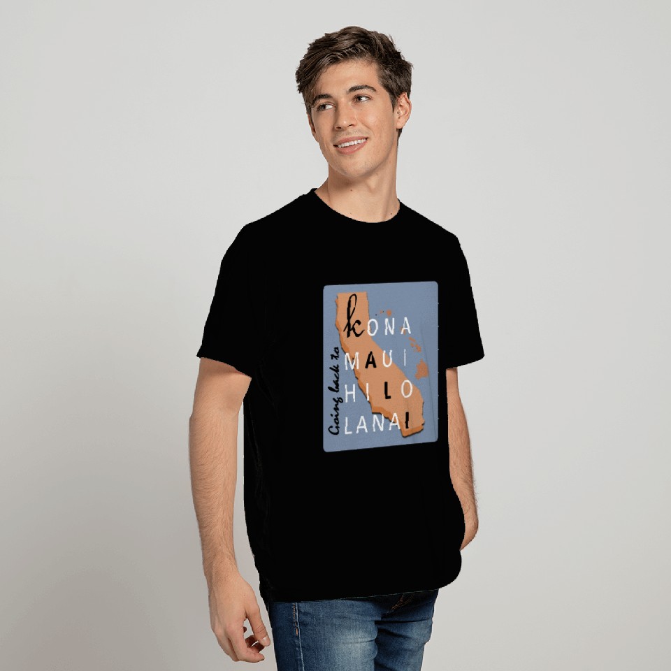 Going Back to Kali in peach T Shirts