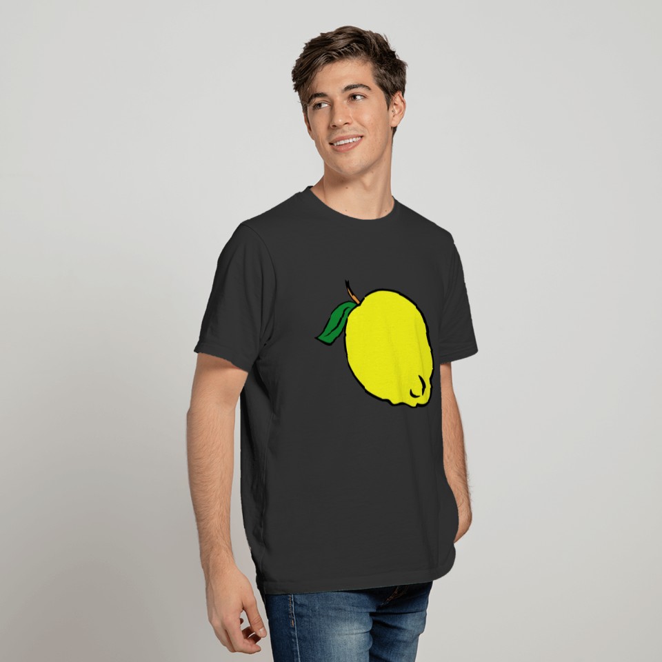 lemon fruit fresh sour citric gift present T-shirt