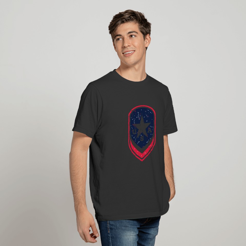 Land Of The Free Shield T-shirt
