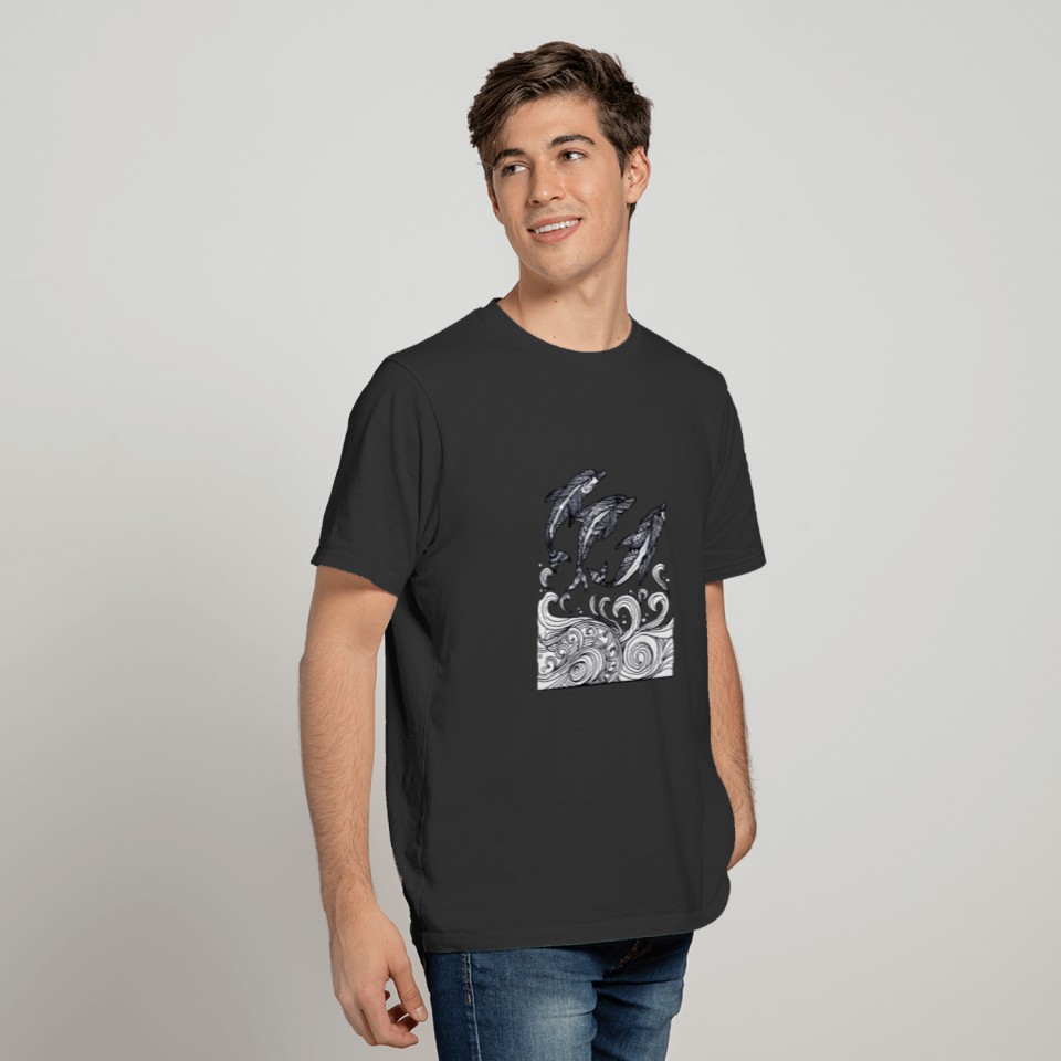 Dolphins Jumping T-shirt