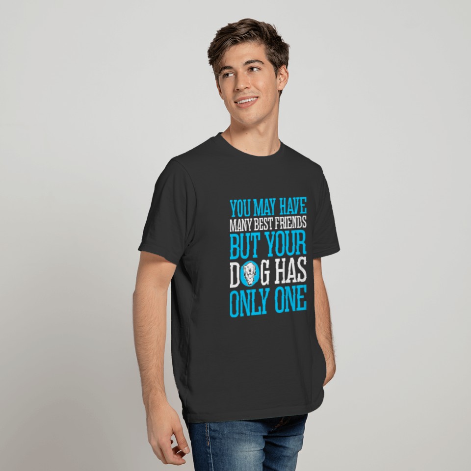 You May Have Many Best Friends Golden T-shirt