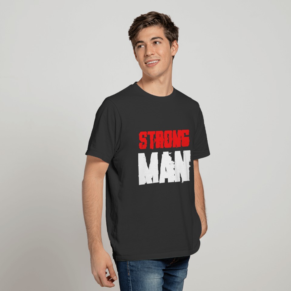 Strong man Power Lifting Gifts T-shirt