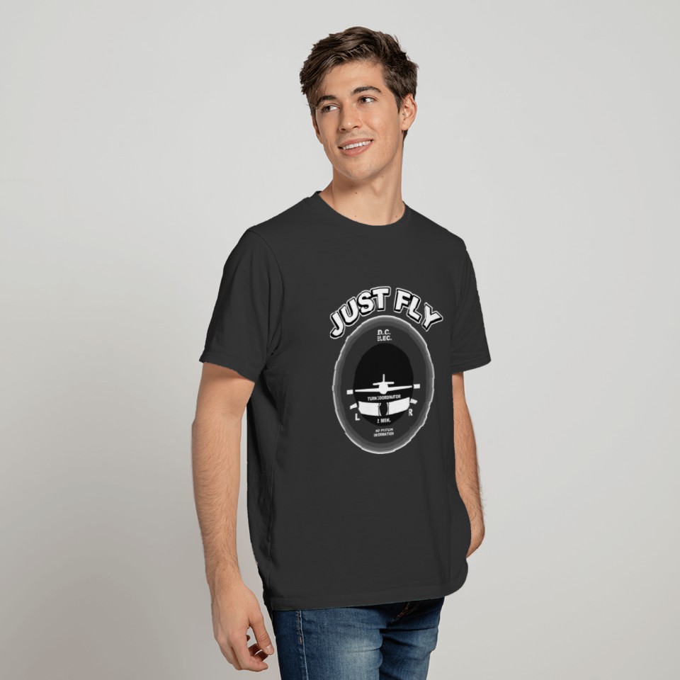 Pilot Shirt • Just Fly • Plane Gift T-shirt