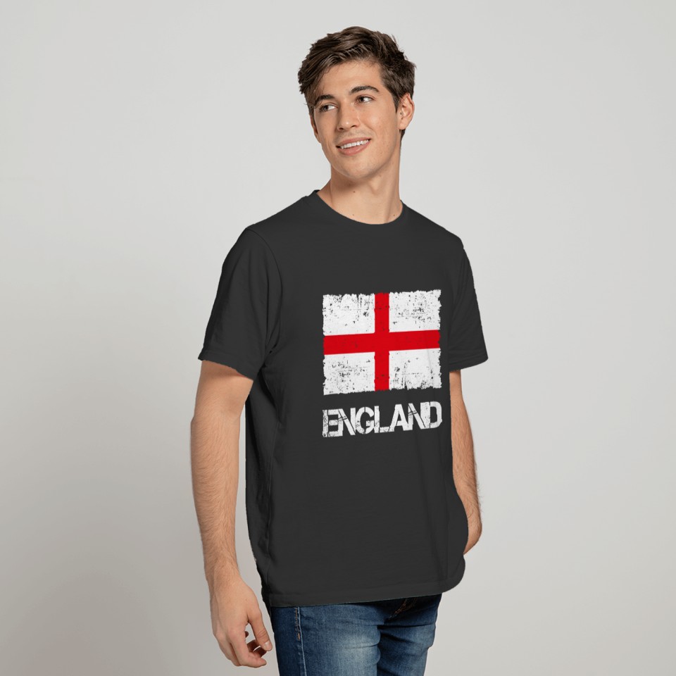 England Flag Vintage Gift Idea T-shirt