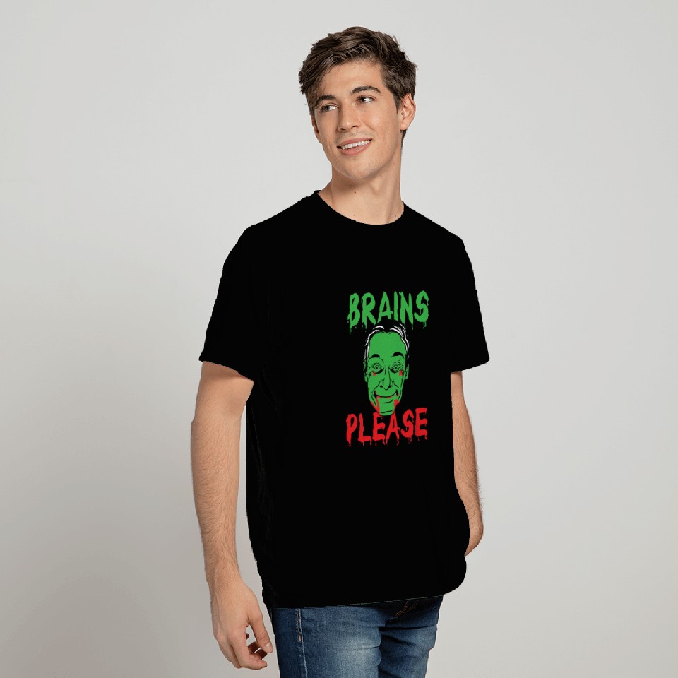 Halloween - Brains Please T Shirts