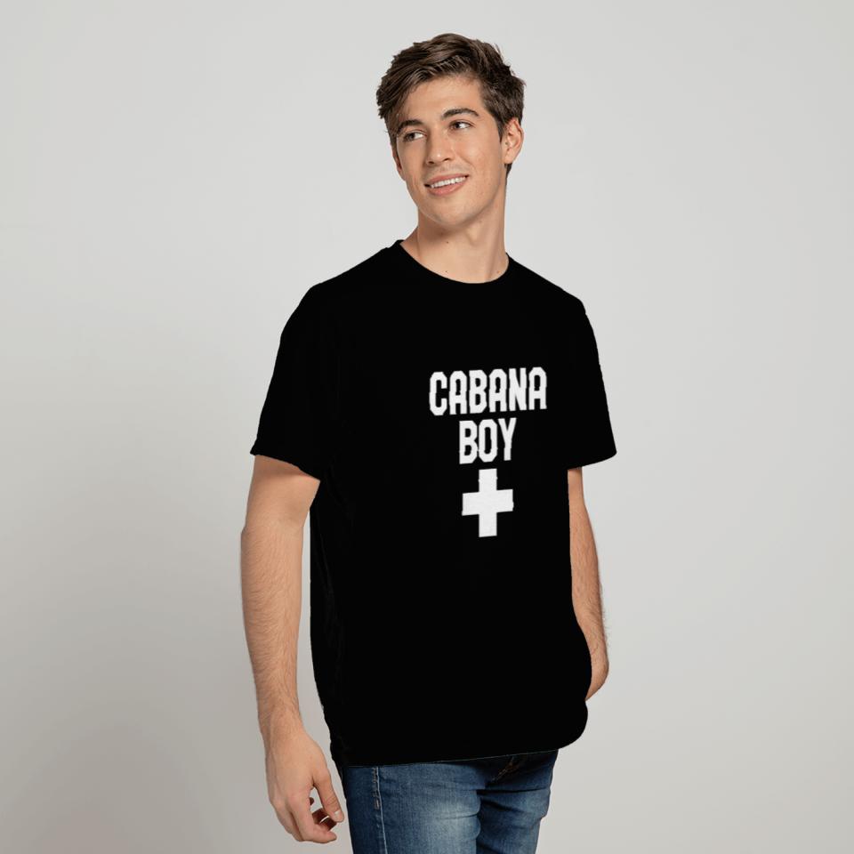 Cab Boy Funny Red White Official Pool Boy Beach T Shirts