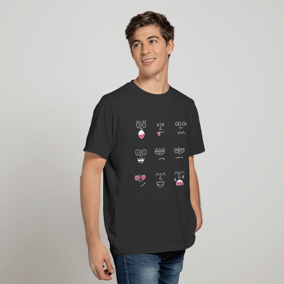 Funny faces T-shirt