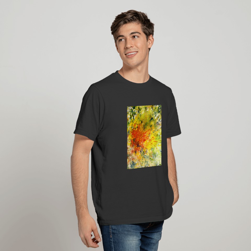 Abstract Watercolor Expolsion T Shirts