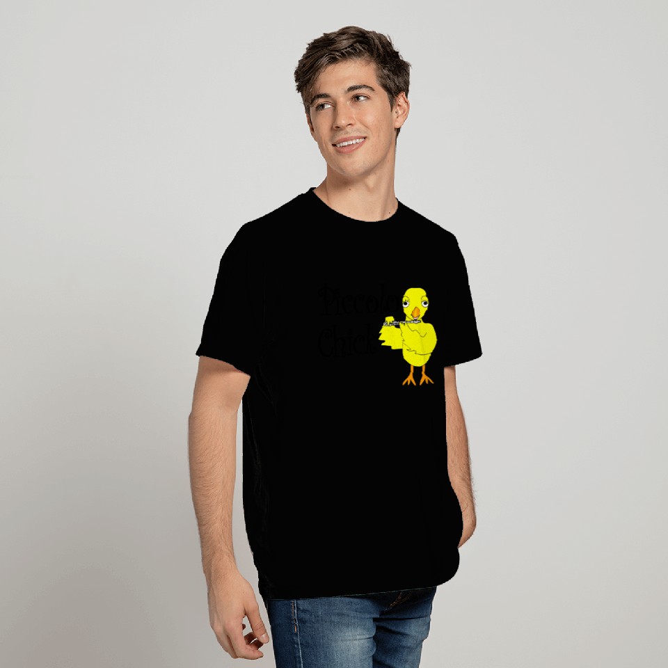Piccolo Chick Text T Shirts