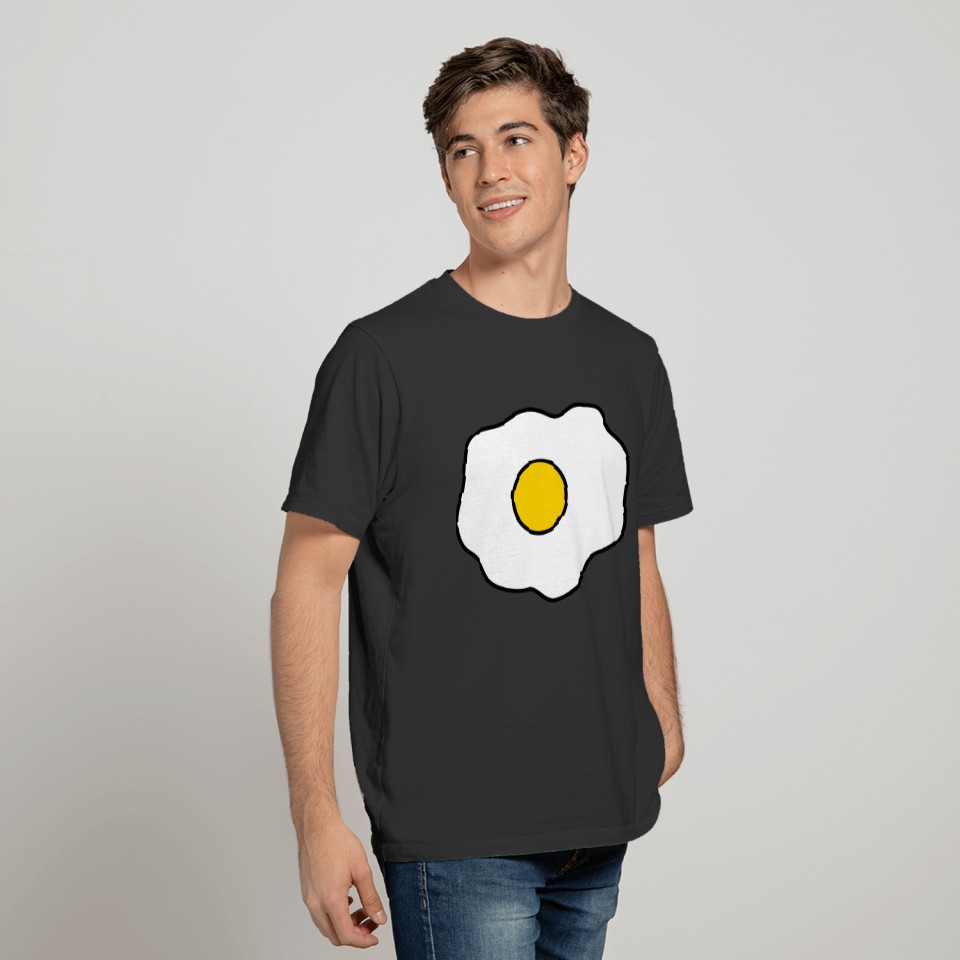 above fried egg food delicious hunger cooking roas T Shirts