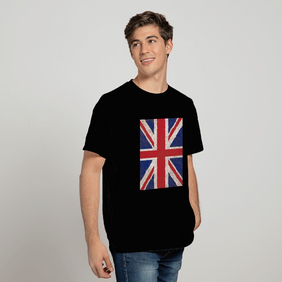Union Jack Vertical Vintage T Shirts