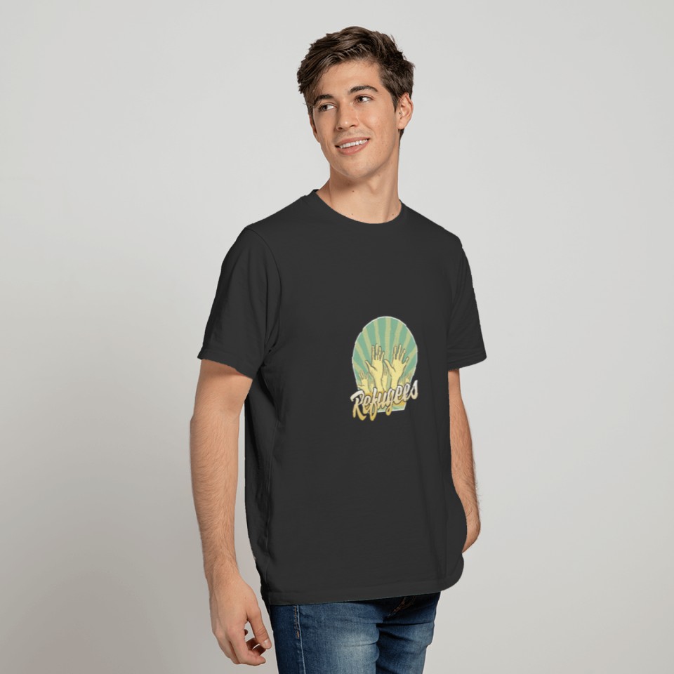 Help And Save Refugees Gift Idea T-shirt