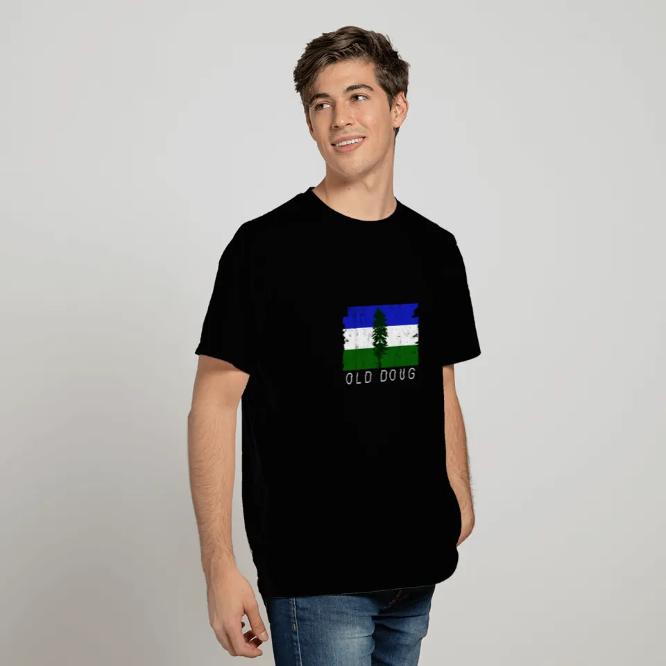Cascadia Flag Doug Pacific Northwest Canada Circle T Shirts