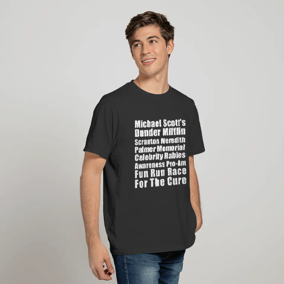Michael Scott s Dunder Mifflin Fun Run T Shirts