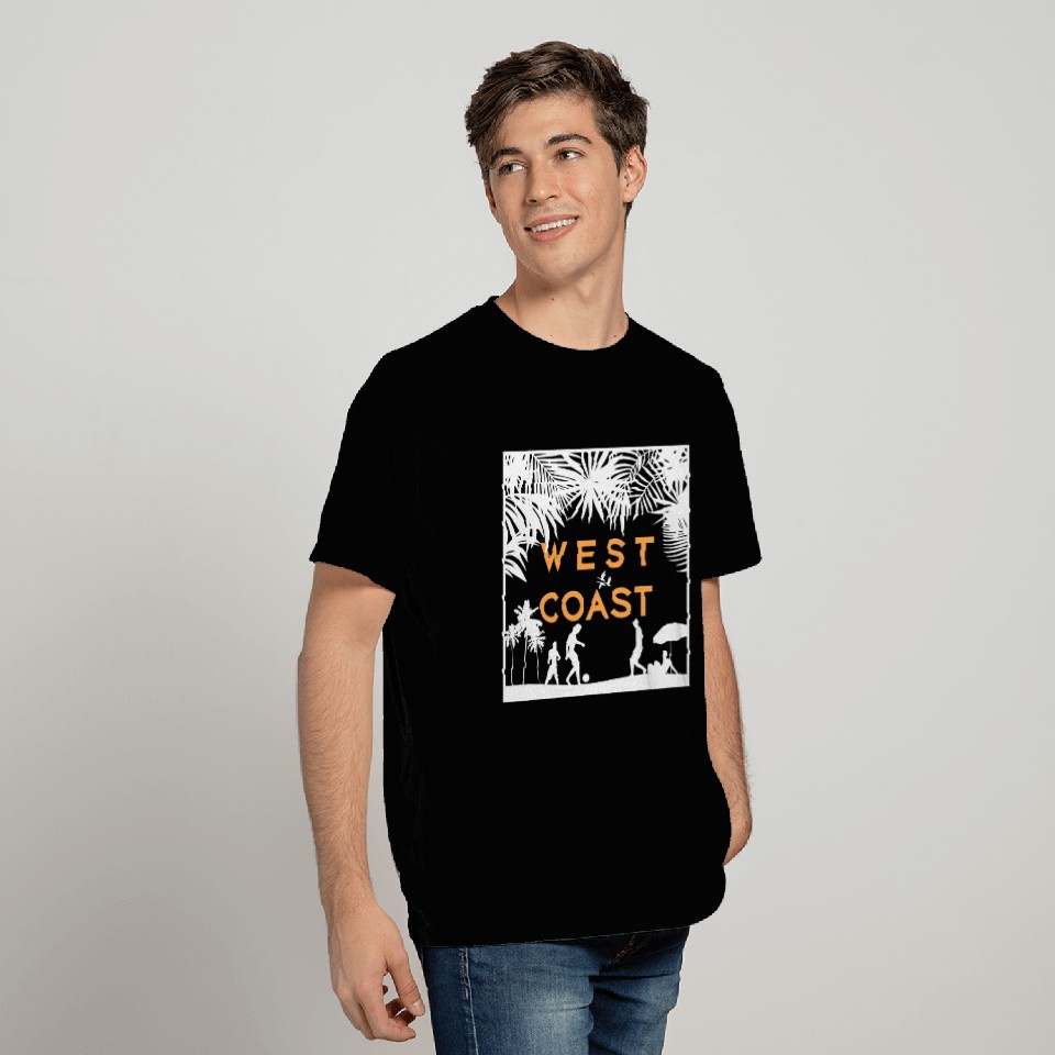 West Coast Beach Summer T Shirts