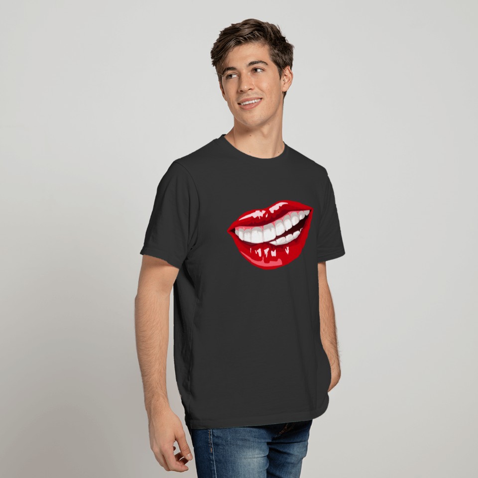 women's lips T-shirt