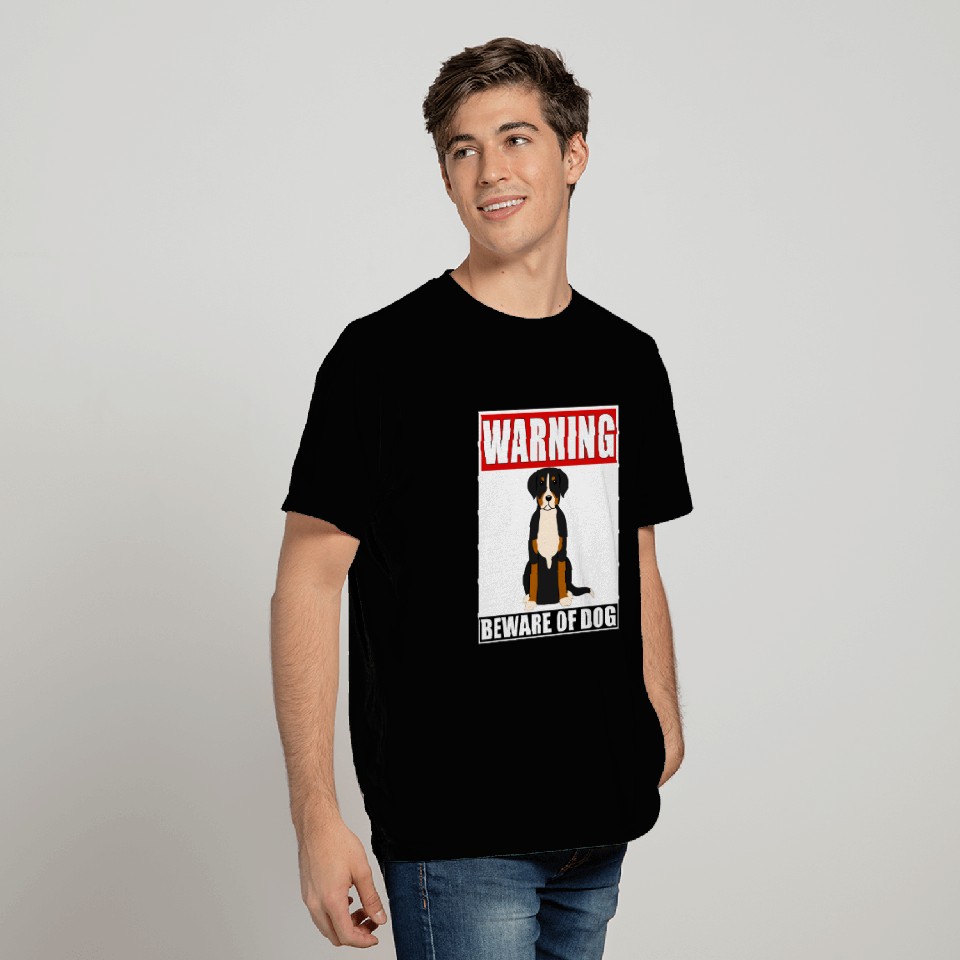 Warning Grosser Schweizer Sennenhund Beware Of Dog T Shirts