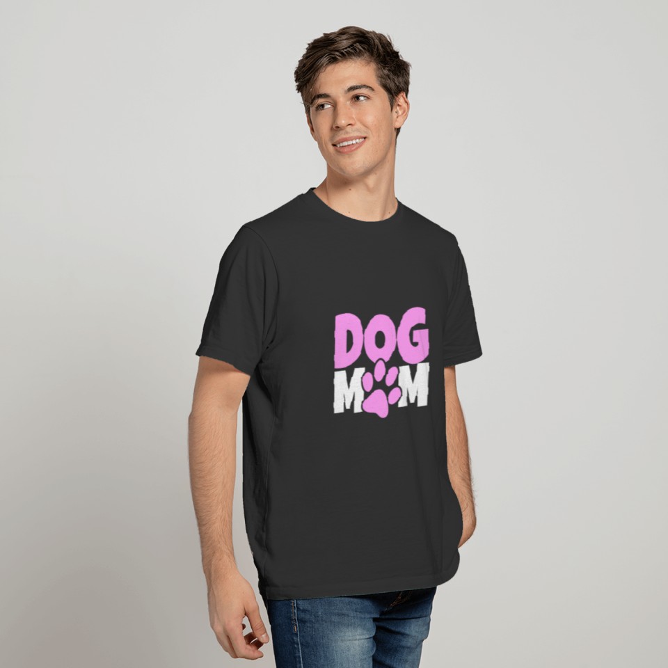 Dog mom gift barking pet T-shirt