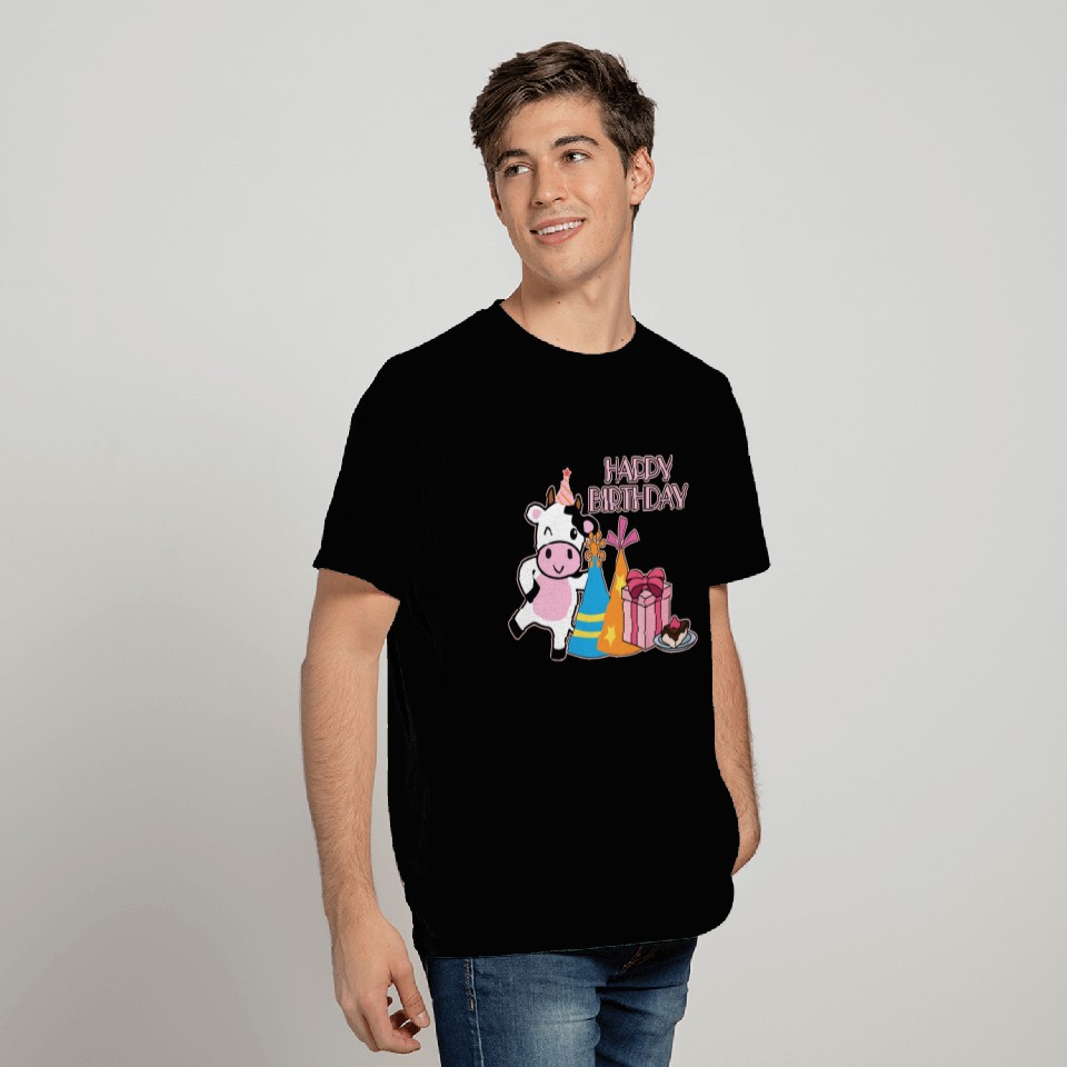 Birthday cow T Shirts