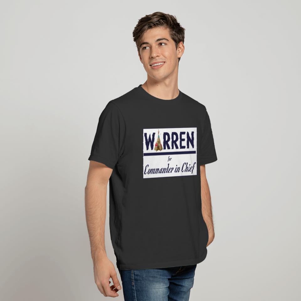 Warren For Commander in Chief Tipi Teepee T-shirt