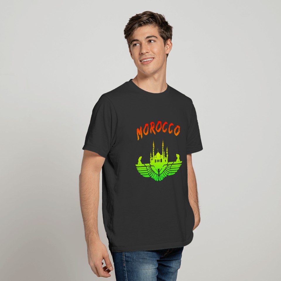 Morocco Mosque Design Colorful / Gift T Shirts