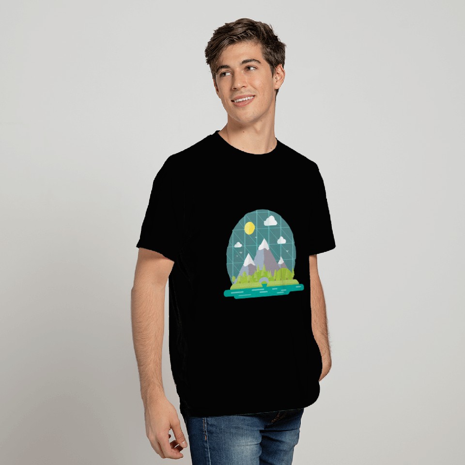 travel wander explore T Shirts