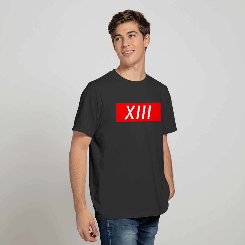 Thirteen in Roman Numerals Shirt T-shirt