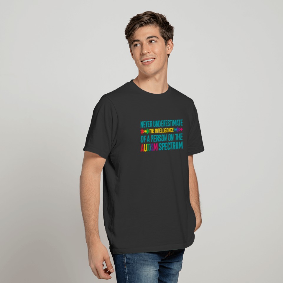 Funny Autism Awareness T-Shirt For Teachers School T-shirt