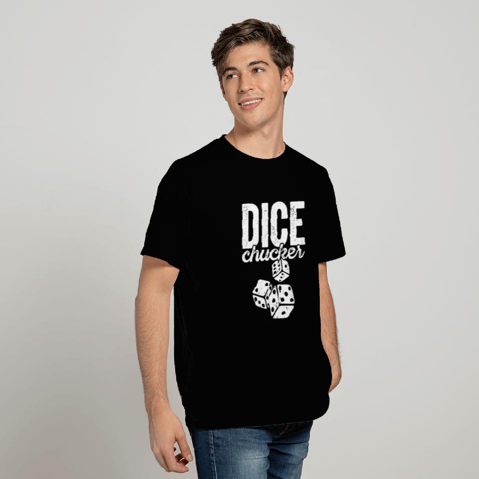 dice chucker rolling dice triblend game T Shirts