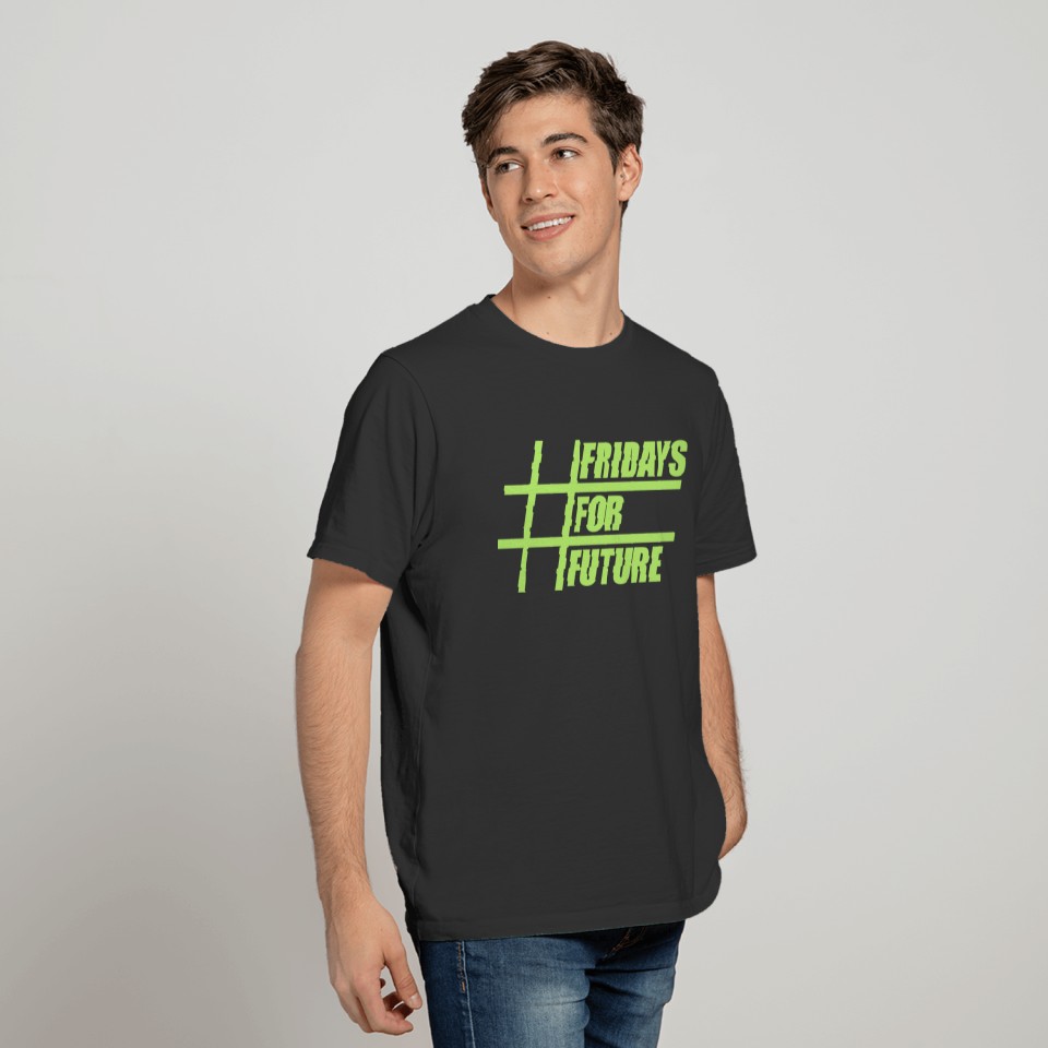 hashtag fridays for future logo future stamp prote T-shirt