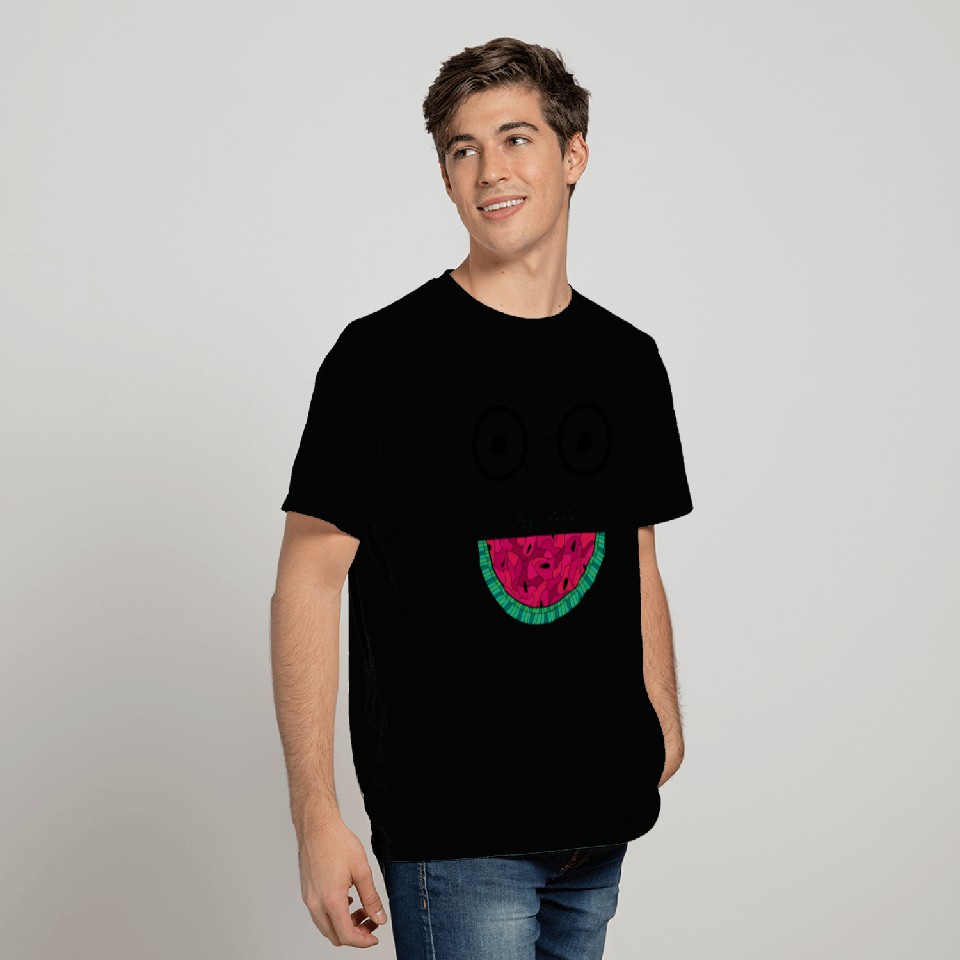 Watermelon - Funny summen bike face T Shirts