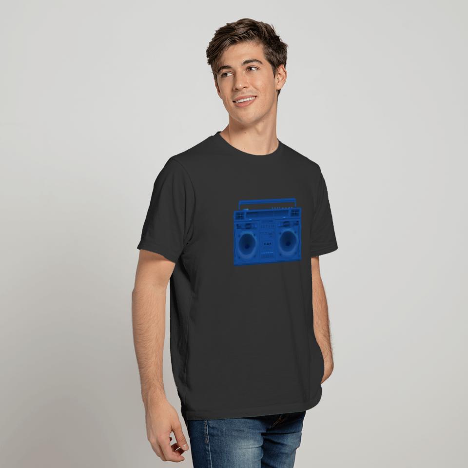 Best stereo blue design online T-shirt