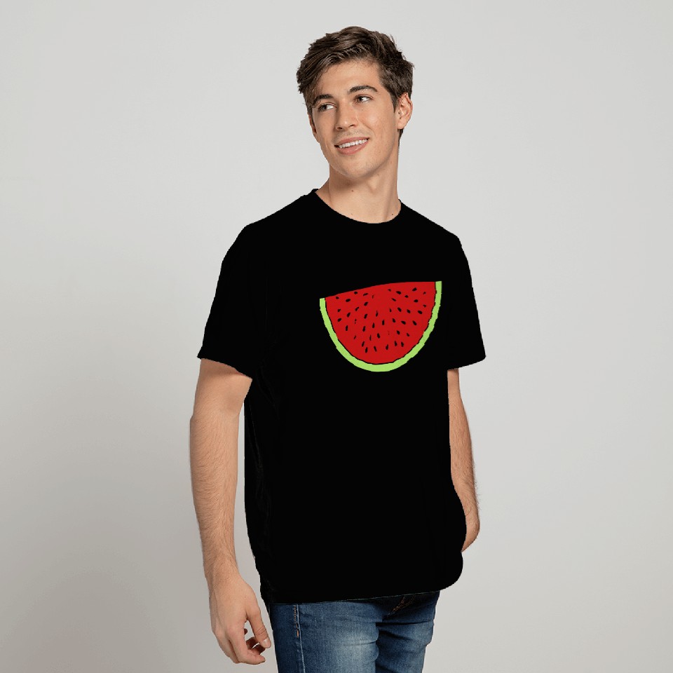 tasty summer half melon snack circle cool watermel T Shirts